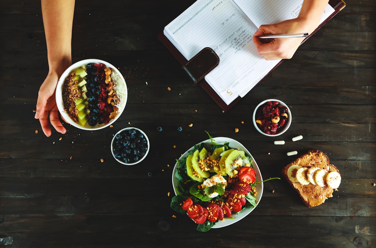 Healthy nutrition and balanced eating